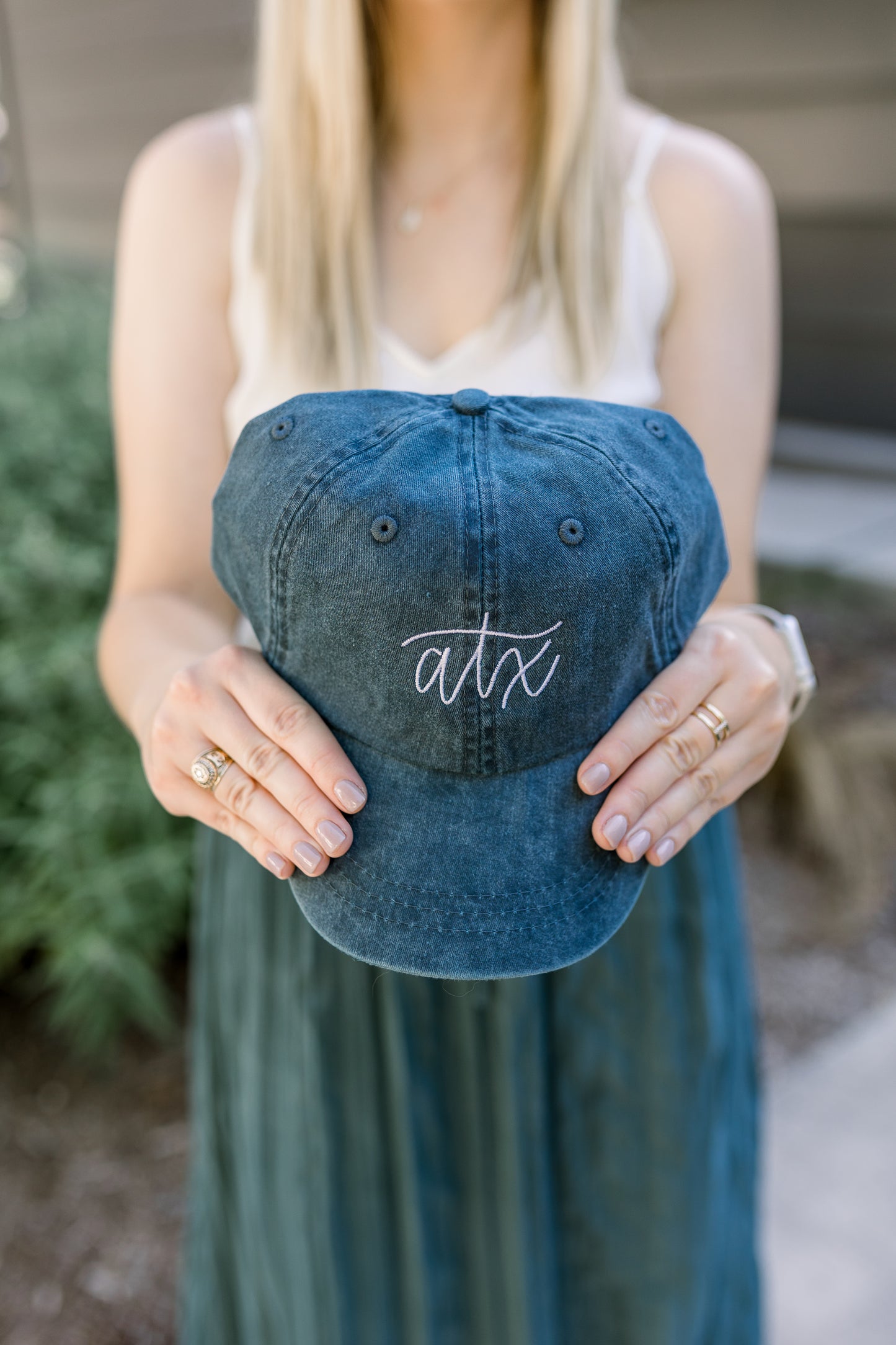 ATX Embroidered Pigment-Dyed Baseball Cap - Adult Unisex