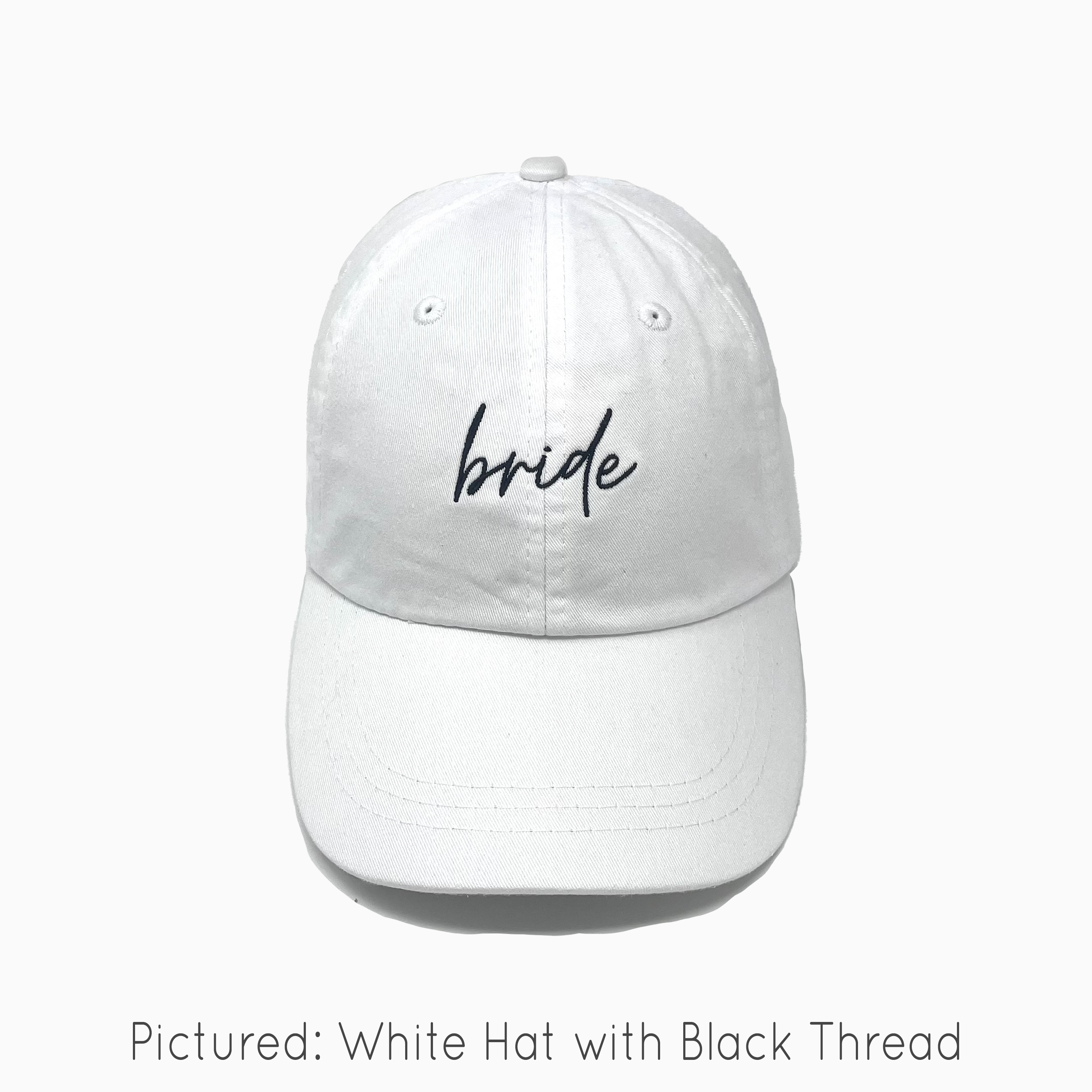Bride Pigment-Dyed Baseball Cap (MoonTime Font)