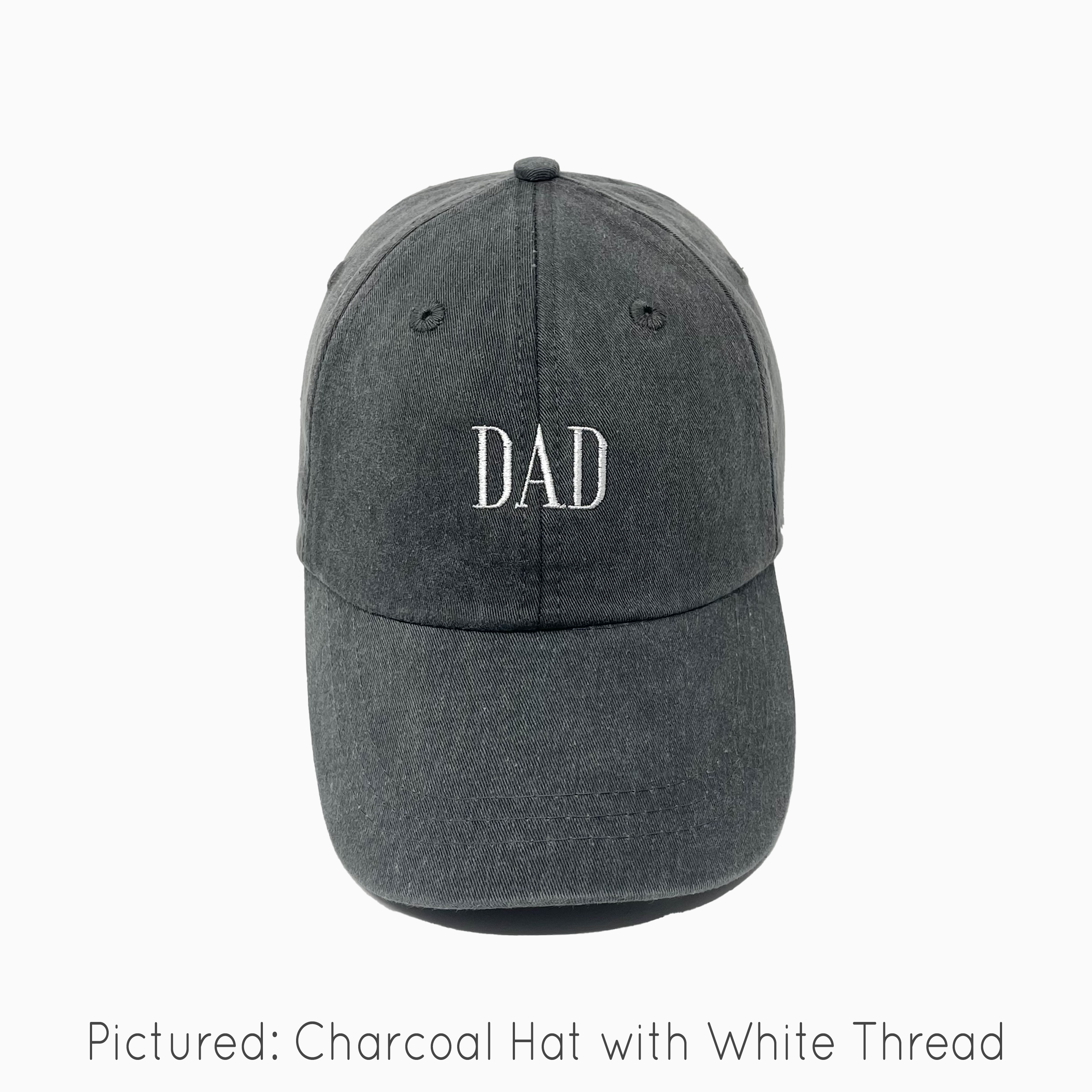 Dad Pigment-Dyed Baseball Cap (Nevin Font)