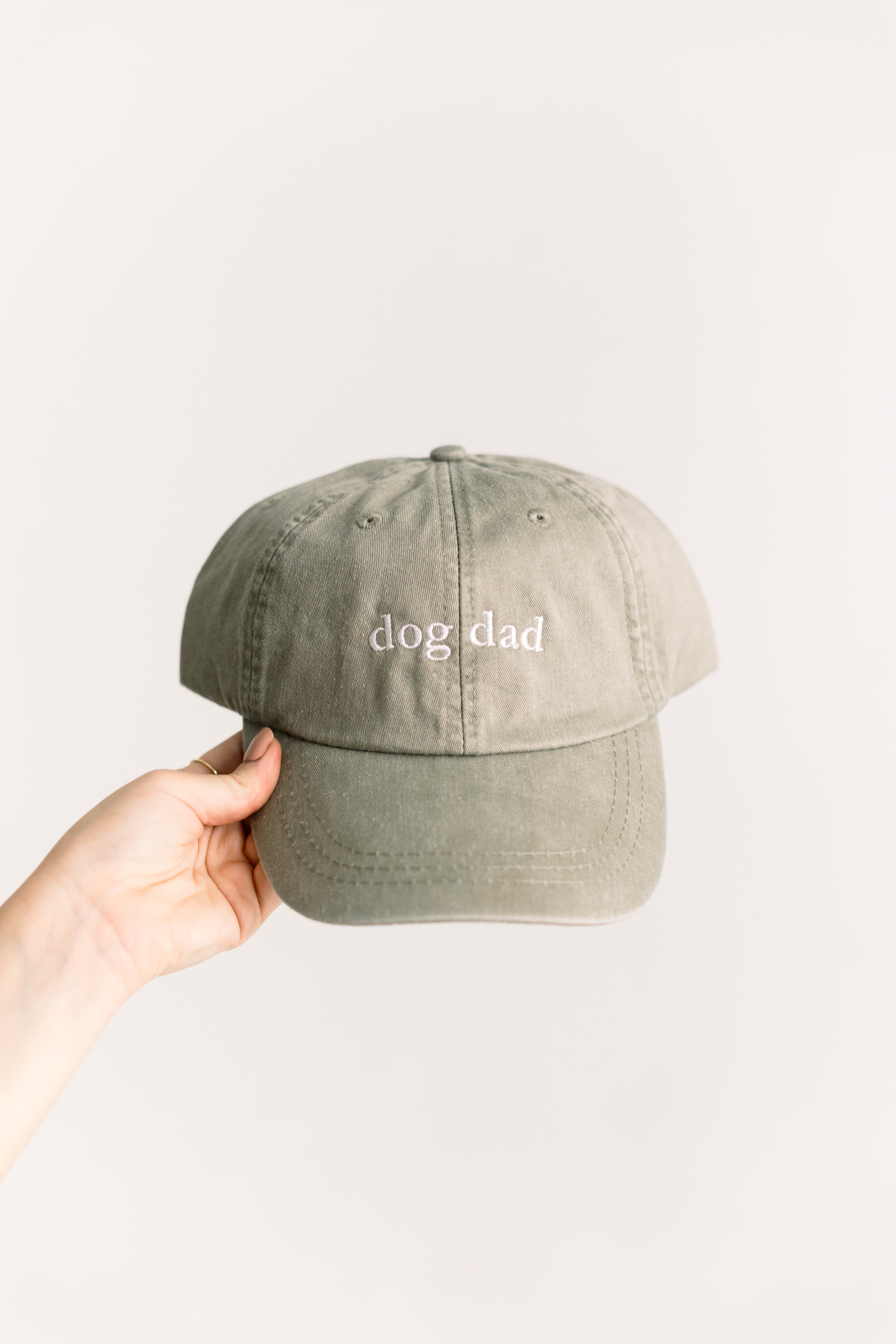 Dog Dad Pigment-Dyed Baseball Cap