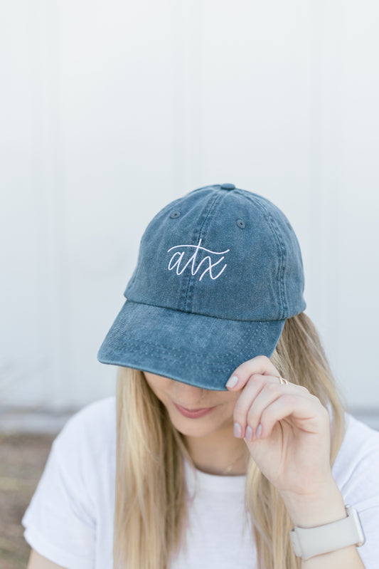 ATX Embroidered Pigment-Dyed Baseball Cap - Adult Unisex