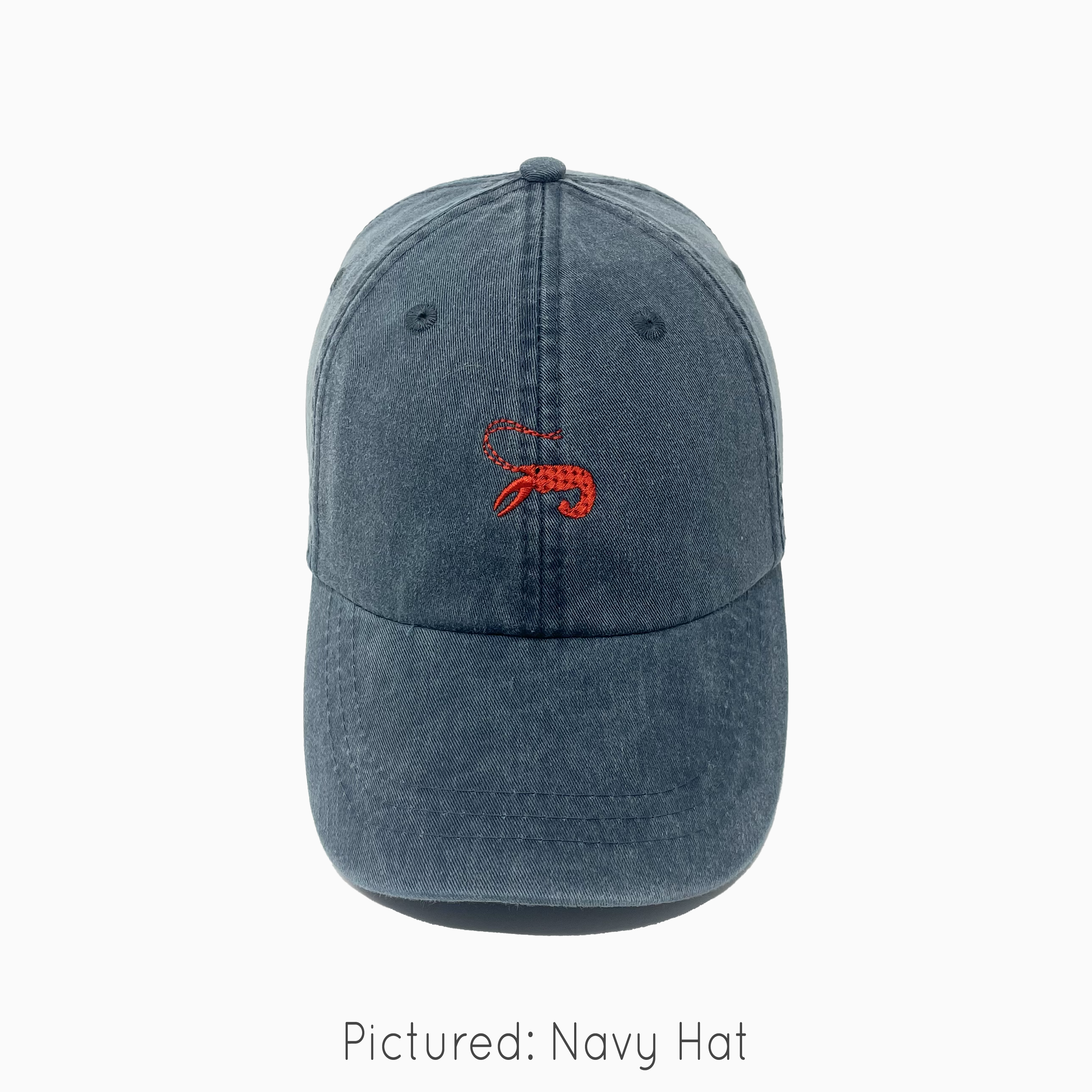 Crawfish Pigment-Dyed Baseball Cap