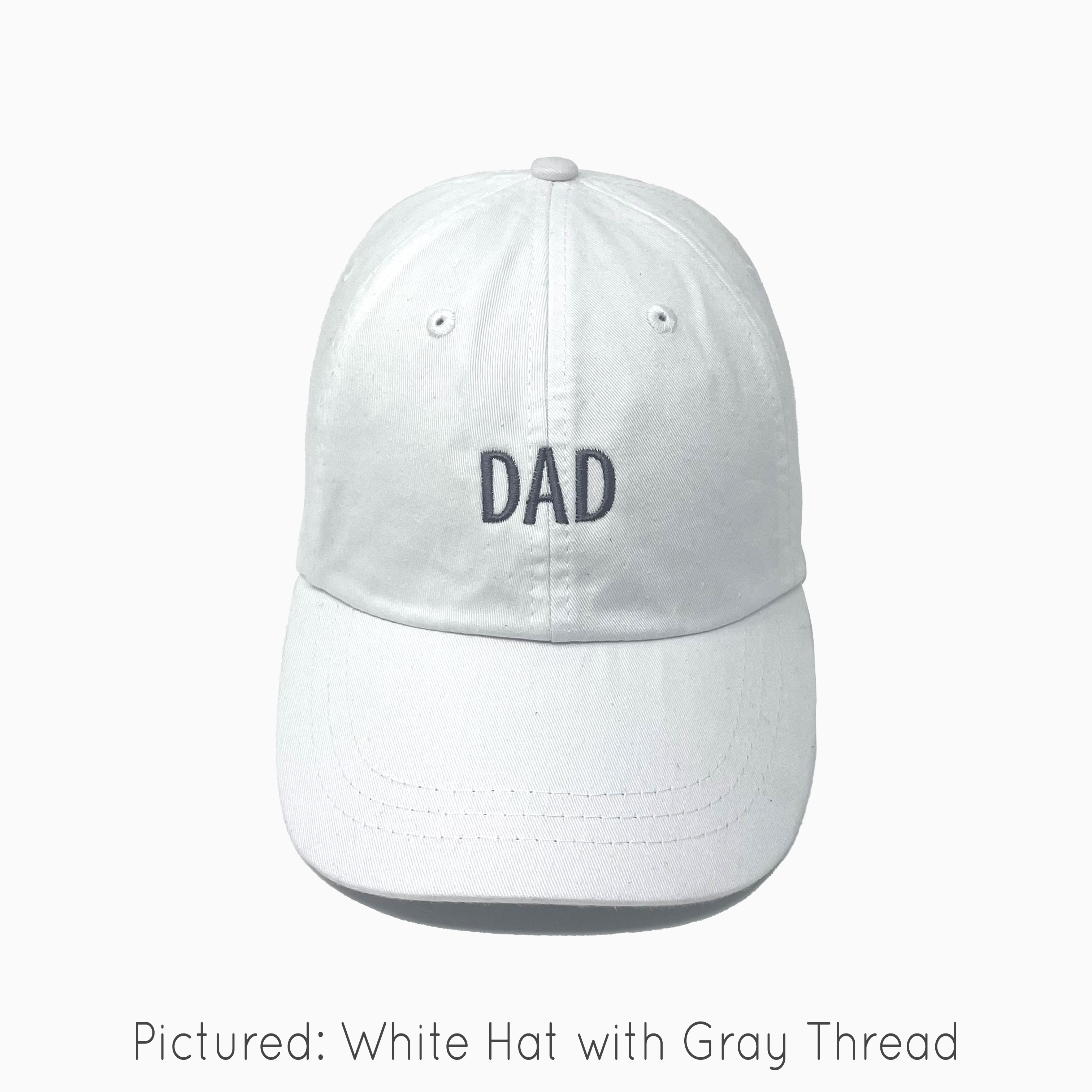 Dad Pigment-Dyed Baseball Cap (Block Condensed Font)