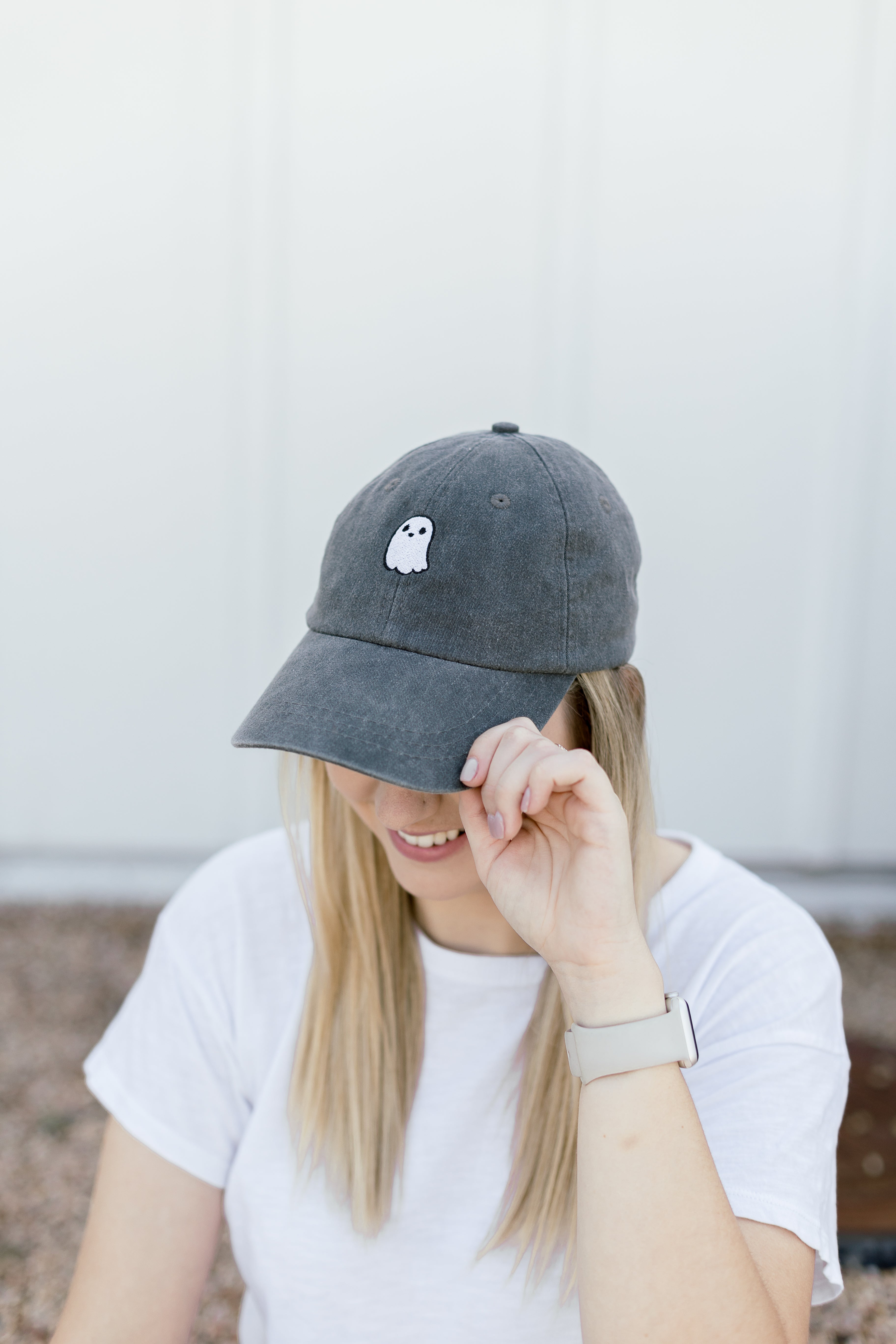 Ghost Pigment-Dyed Baseball Cap