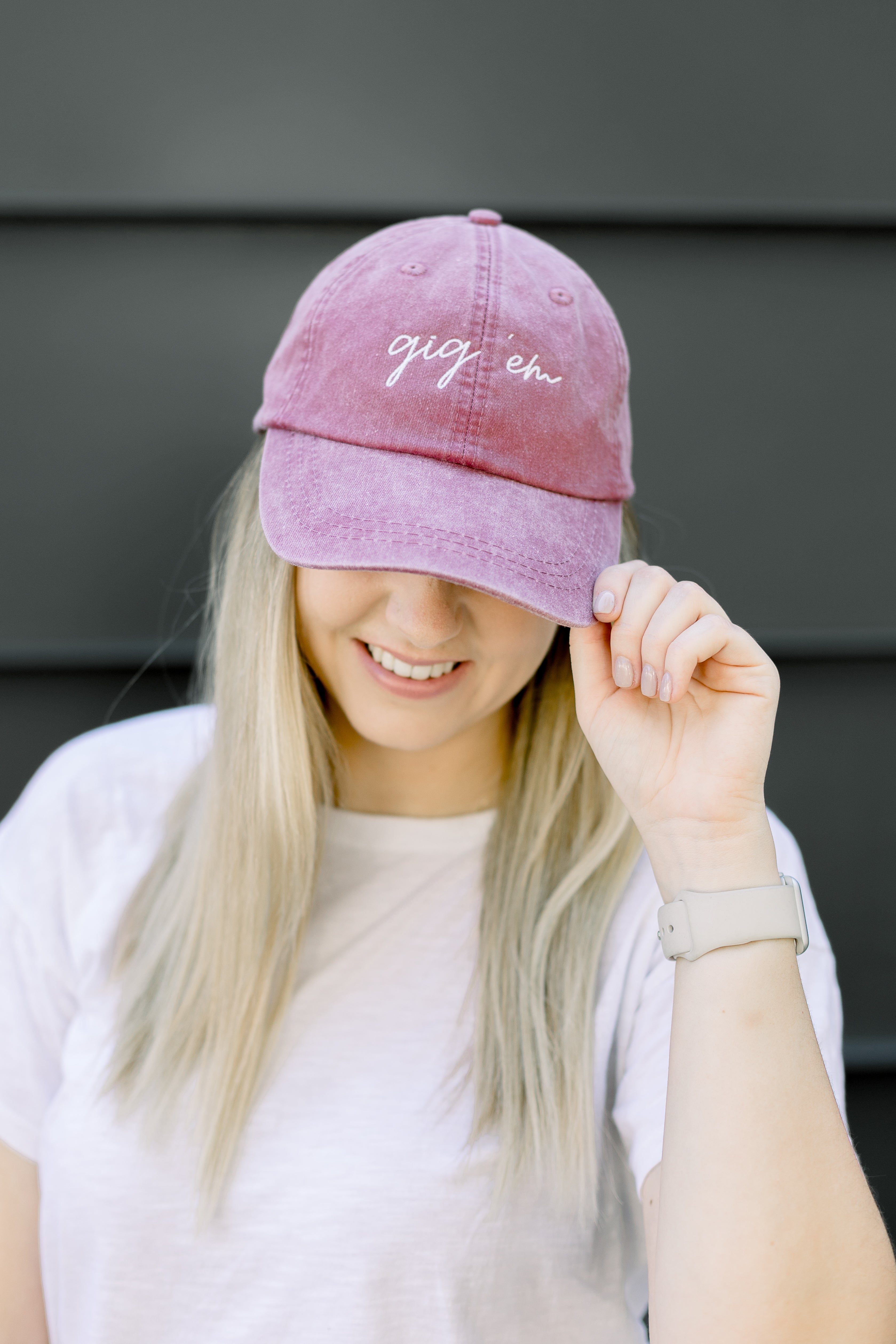 Gig 'Em Pigment-Dyed Baseball Cap