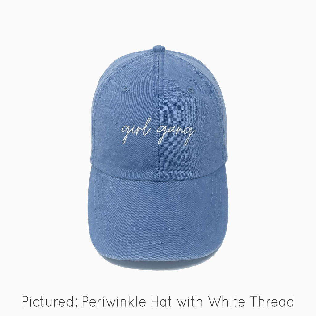 Girl Gang Pigment-Dyed Baseball Cap