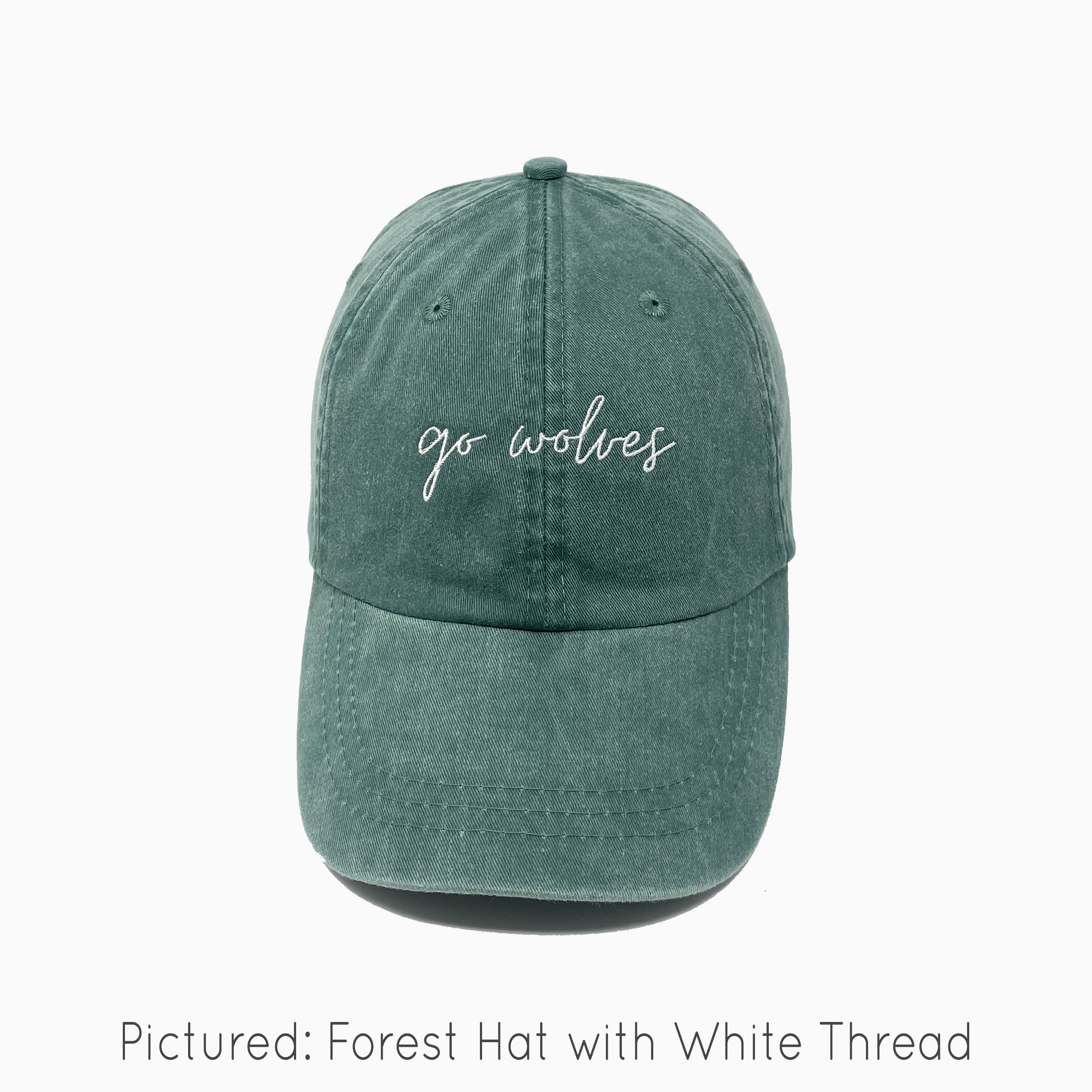 Go Wolves Pigment-Dyed Baseball Cap