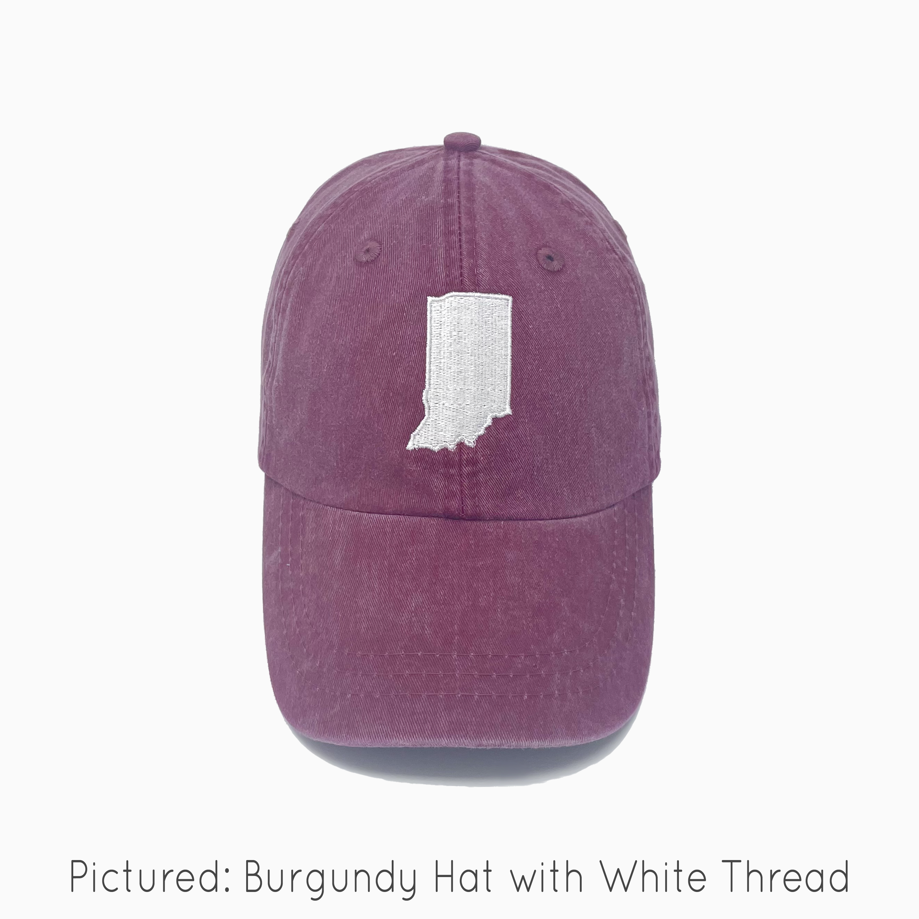 Indiana (IN) Pigment-Dyed Baseball Cap