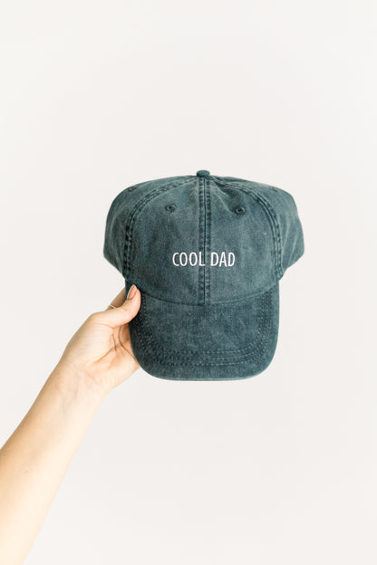 Cool Dad Embroidered Pigment-Dyed Baseball Cap (Block Condensed Font) - Adult Unisex (Copy)