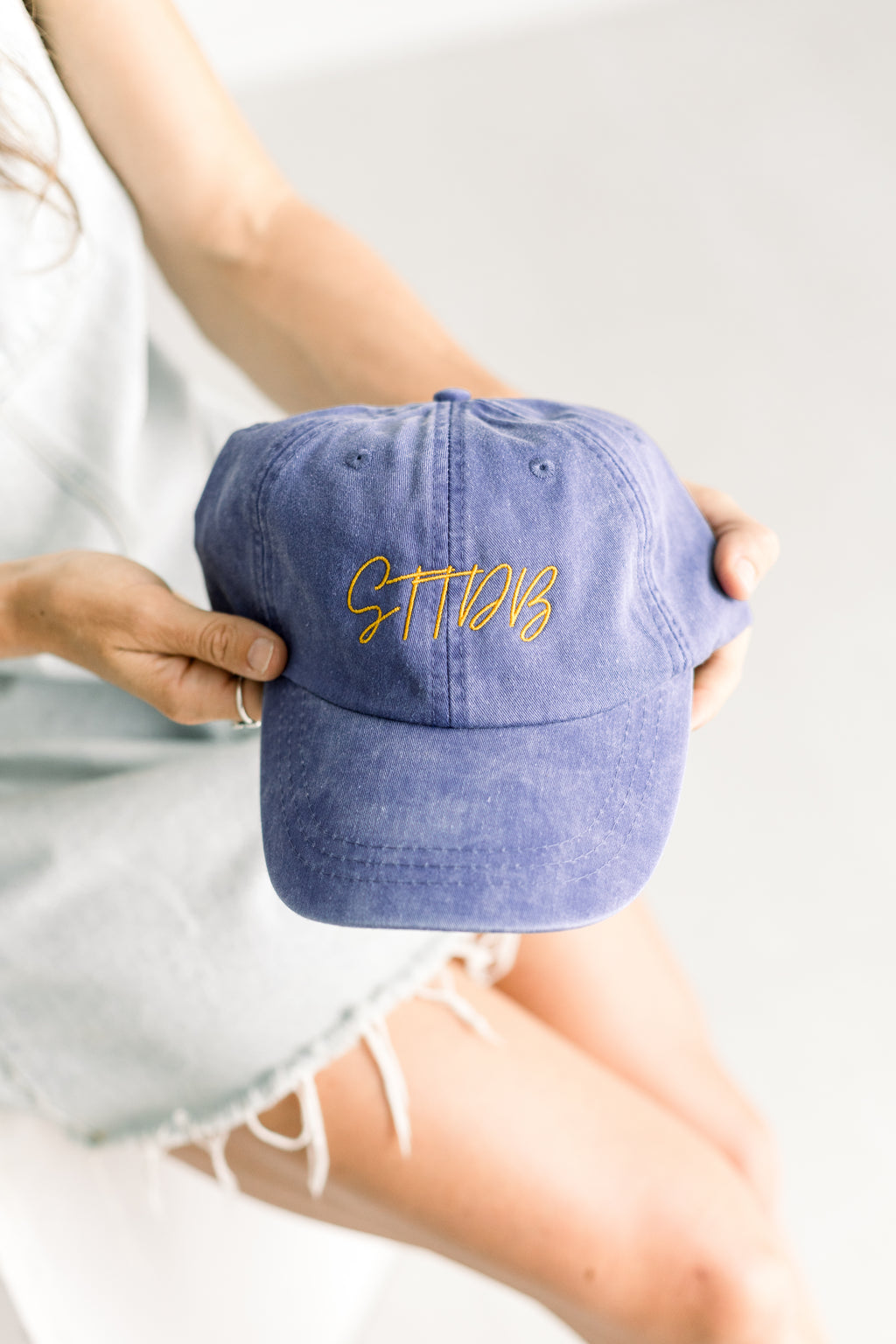 STTDB Pigment-Dyed Baseball Cap (MoonTime Font)