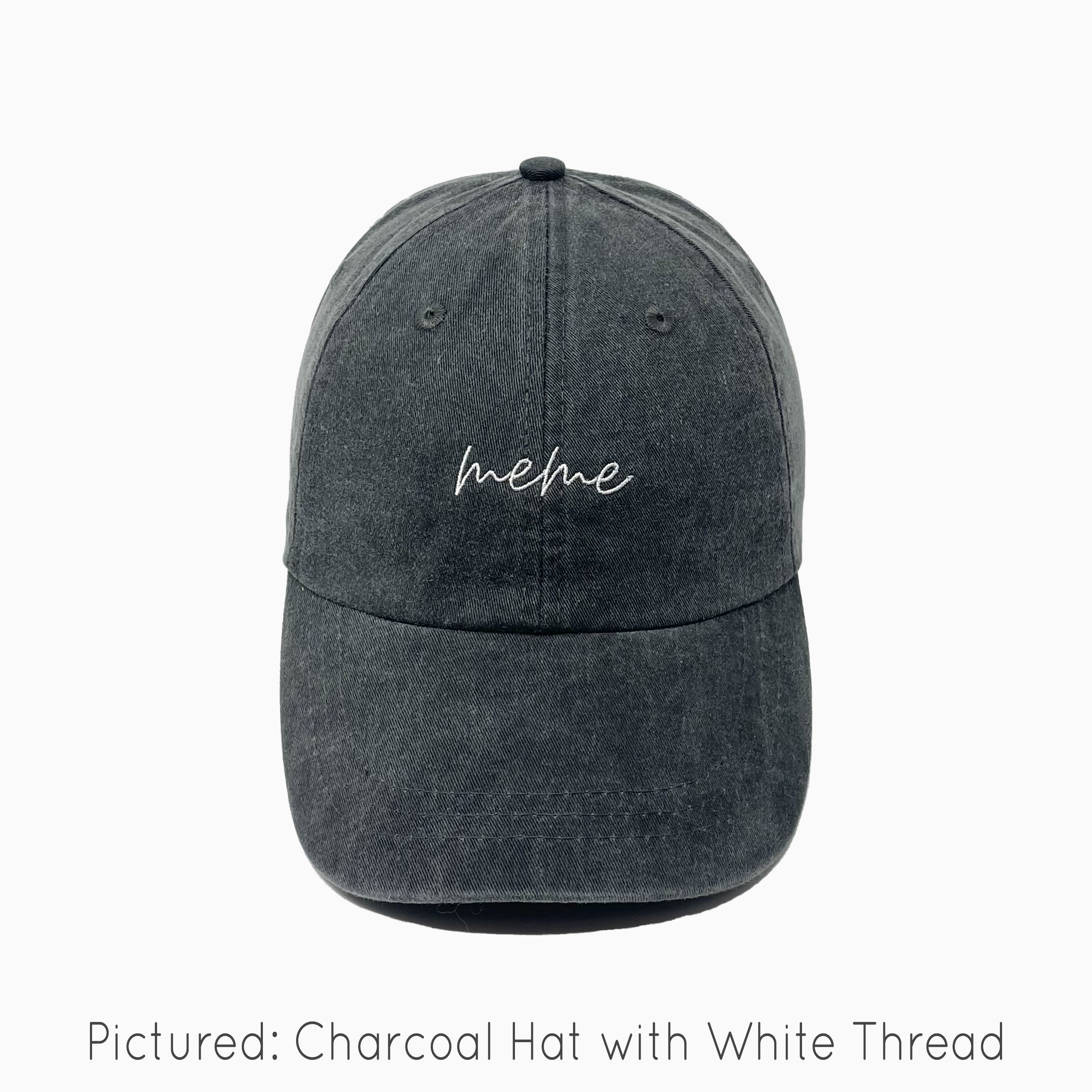 Meme Pigment-Dyed Baseball Cap