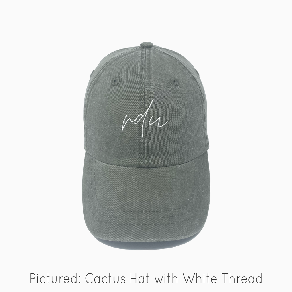 RDU (Raleigh-Durham, NC) Pigment-Dyed Baseball Cap