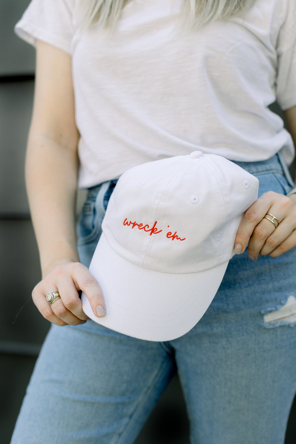 Wreck 'Em Pigment-Dyed Baseball Cap